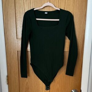 Old Navy Forest Green Bodysuit